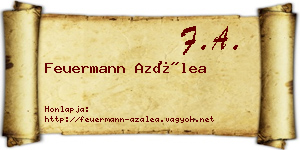 Feuermann Azálea névjegykártya